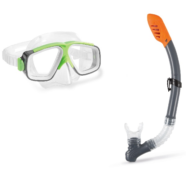 INTEX Набор маска и трубка для подводного плавания “Surf rider”, 8+