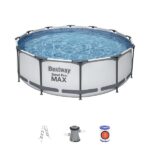 Bestway Бассейн Steel Pro Max 366x100cm, 9150Л, метал каркас и лестница — изображение 3