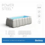 Bestway Бассейн Power Steel 404x201x100cm, 6478Л, метал каркас — изображение 12