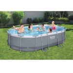 Bestway Бассейн Power Steel Oval 488x305x107cm, 10949Л, метал каркас — изображение 2