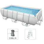 Bestway Piscină Power Steel 412x201x122cm, 8124L, carcas metal - imagine 9