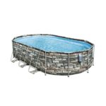 Bestway Бассейн Power Steel Oval 610х366х122 см, 20241Л, метал каркас — изображение 23