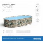 Bestway Бассейн Power Steel Oval 610х366х122 см, 20241Л, метал каркас — изображение 18