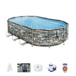 Bestway Бассейн Power Steel Oval 610х366х122 см, 20241Л, метал каркас — изображение 14