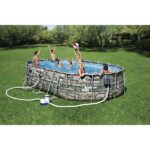 Bestway Бассейн Power Steel Oval 610х366х122 см, 20241Л, метал каркас — изображение 13