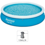 Bestway Надувной бассейн Fast Set с фильтрующим насосом, 366х76 см, 5 377Л