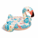 INTEX Надувной матрас-плот “Тропический фламинго” с ручками, 142x137x97 см, до 40 кг, 3+