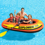 INTEX Надувная лодка “Explorer 300” с веслами и насосом, 211x117x41 см, до 186 кг, 6+ — изображение 2