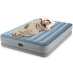 INTEX Надувной матрас “Velur MID-Rise Comfort” 152х203х36 см со встр. насосом USB 5V, до 272 кг — изображение 9