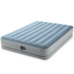INTEX Надувной матрас “Velur MID-Rise Comfort” 152х203х36 см со встр. насосом USB 5V, до 272 кг — изображение 3