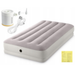 INTEX Надувной матрас “Velur Prestige” 99x191X30 см с портативным USB-насосом 5V, до 136 кг — изображение 11