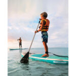 INTEX Доска для сап сёрфинга – SUP-доска "Aqua Quest 240" 244x76x13 см, насос, весло, сумка, 8+, до 90 кг — изображение 14