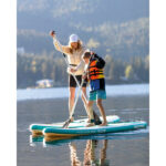 INTEX Доска для сап сёрфинга – SUP-доска "Aqua Quest 240" 244x76x13 см, насос, весло, сумка, 8+, до 90 кг — изображение 15