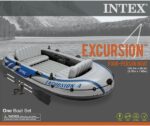 INTEX Надувная лодка “Excursion 4” с веслами и насосом, 315x165x43 см, до 500 кг — изображение 3