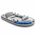 INTEX Надувная лодка “Excursion 4” с веслами и насосом, 315x165x43 см, до 500 кг — изображение 4
