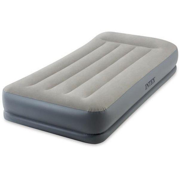 INTEX Saltea gonflabilă "Velur MID-Rise Air" 99x191x30 cm cu tetieră și pompă încorporată 220V, până la 136 kg