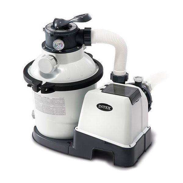 INTEX Pompă de filtrare cu nisip “Krystal Clear SX1500”, rezervor de nisip 12kg, capacitate 5700 L/h