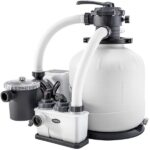 INTEX Pompă de filtrare cu nisip și generator de clor “Krystal Clear QX2100”, rezervor de nisip 35 kg, capacitate 7900 l/oră