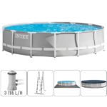 INTEX Piscină PRISM FRAME PREMIUM 457x122cm, 16805L, cadru metalic, cu pompă de filtrare