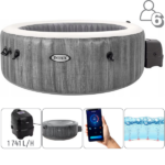 INTEX Jacuzzi SPA gonflabil “Greywood Deluxe” 216х71 cm, 1098L, 6 persoane