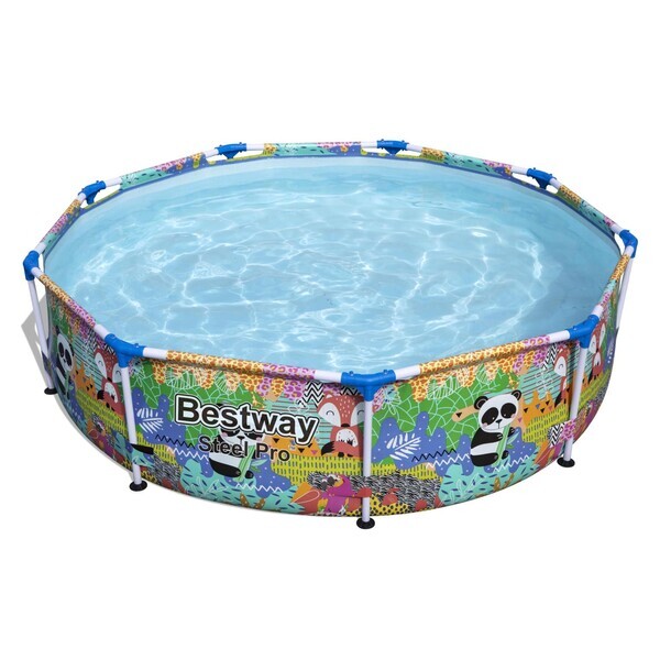 Bestway Piscina Steel Pro 274x66cm, 3221L, carcas metal Bestway Piscina Steel Pro 274x66cm, 3221L, carcas metal - imagine 1
