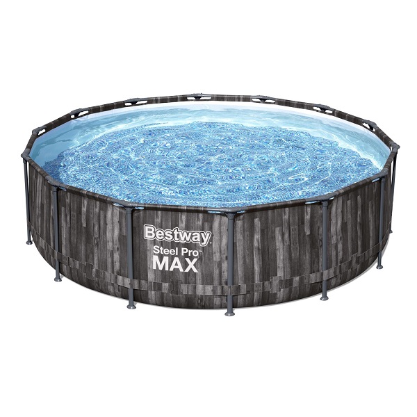 Bestway Piscina Steel Pro Max 427x107cm, 13030L, carcas metal Bestway Piscina Steel Pro Max 427x107cm, 13030L, carcas metal - imagine 1