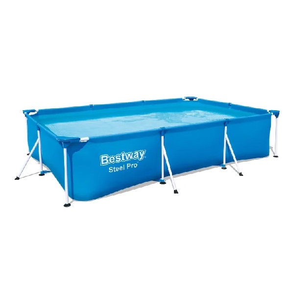 Bestway Piscina Steel Pro 300x201x66cm, 3300L, carcas metal Bestway Piscina Steel Pro 300x201x66cm, 3300L, carcas metal - imagine 1