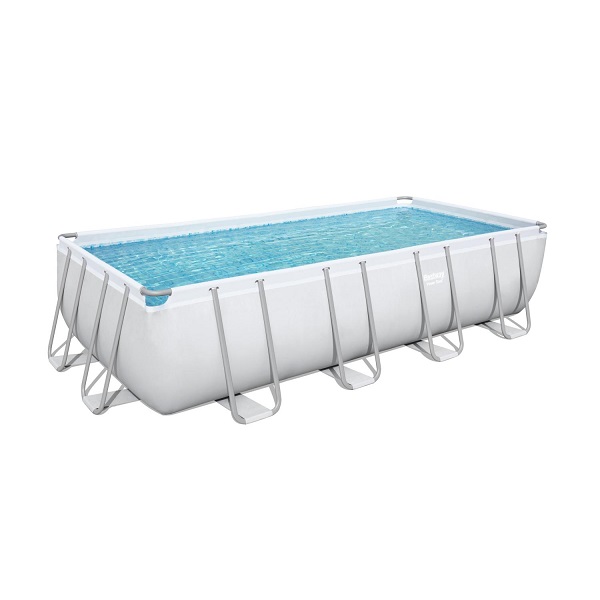 Bestway Piscina Power Steel 549x274x122cm, 14812L, carcas metal Bestway Piscina Power Steel 549x274x122cm, 14812L, carcas metal - imagine 1