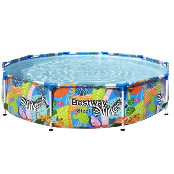 Bestway Piscina Steel Pro 305x66cm, 4062L, carcas metal Bestway Piscina Steel Pro 305x66cm, 4062L, carcas metal - imagine 1