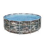 Bestway Piscina Power Steel 427x122cm, 15232L, carcas metal