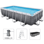 Bestway Piscina Power Steel 488x244x122cm, 11532L, carcas metal