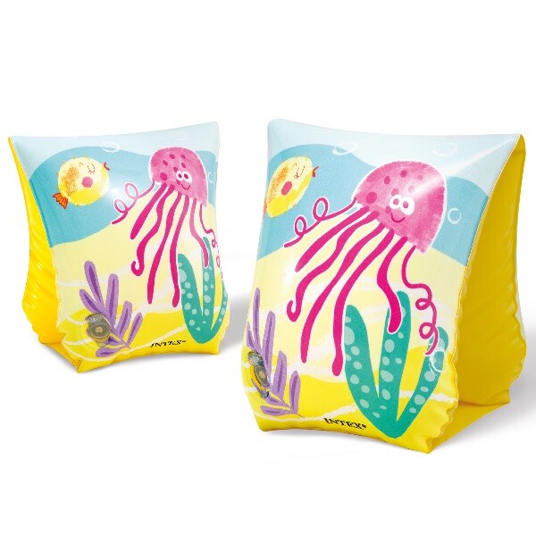 INTEX Aripioare de înot gonflabile "Prieteni tropicali" 23х15 cm, 3-6 ani