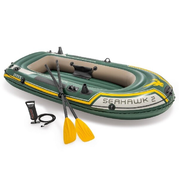 INTEX Barca gonflabilă “Seahawk 2” cu vâsle și pompă, 236x114x41 cm, până la 240 kg