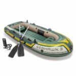 INTEX Barca gonflabilă “Seahawk 3” cu vâsle și pompă, 295x137x43 cm, până la 360 kg