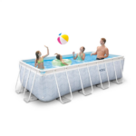 INTEX, CHEVRON PRISM FRAME RECTANGULAR POOL, 400 x 200 x 100 см, 6836Л, металлический каркас — изображение 2