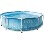 INTEX Piscină BEACHSIDE METAL FRAME 305x76cm, 4485L, cadru metalic