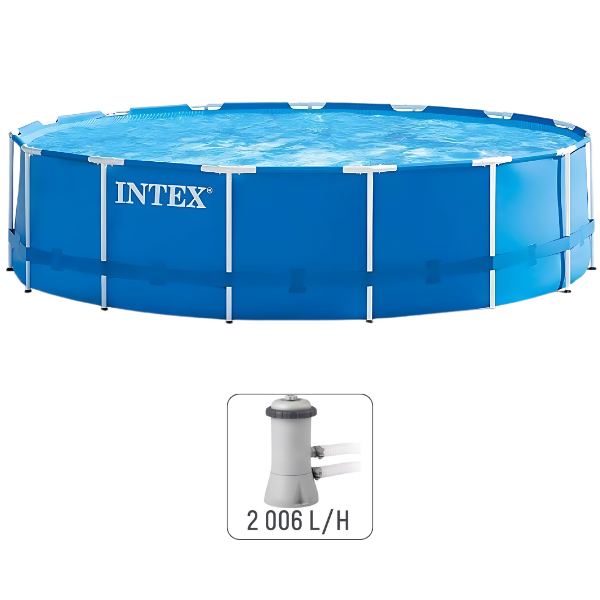 INTEX Piscină METAL FRAME 366х76 cm, 6503 L, cadru metalic INTEX Piscină METAL FRAME 366х76 cm, 6503 L, cadru metalic - imagine 1