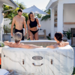 INTEX Jacuzzi SPA gonflabil “Calacatta Dual Zone Deluxe”  175x71cm, 795L, 4 persoane - imagine 4