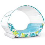 INTEX Plută-saltea gonflabilă "Tropical Lounge" cu baldachin 224x150x165cm, până la 200kg