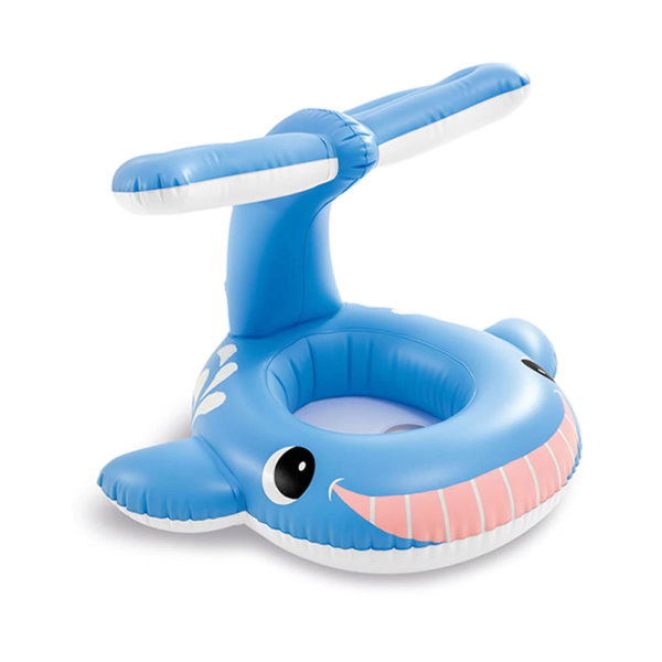 INTEX Pluta-Cerc gonflabil BALENA 99x86cm, 1-2 ani INTEX Pluta-Cerc gonflabil BALENA 99x86cm, 1-2 ani - imagine 1