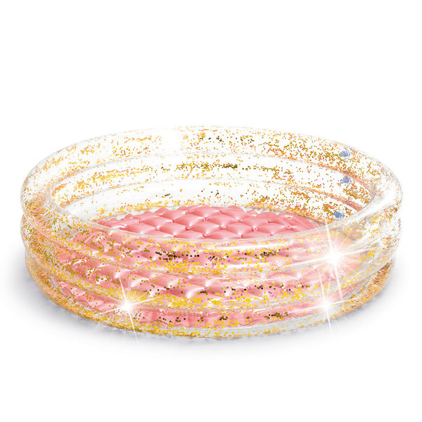 INTEX Bazin GLITTER 86x25cm, 56L, 1-3 ani INTEX Bazin GLITTER 86x25cm, 56L, 1-3 ani - imagine 1