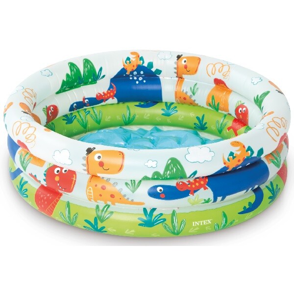INTEX Piscină gonflabilă pentru copii “Prietenii lui Dino” 61×22 cm, 28 L, 1-3 ani