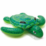 INTEX Plută-saltea gonflabilă “Mica țestoasă” cu mânere, 150х127 cm, până la 40 kg, 3+