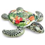INTEX Plută-saltea gonflabilă “Broască țestoasă” cu mânere, 191х170 cm, până la 80 kg, 3+