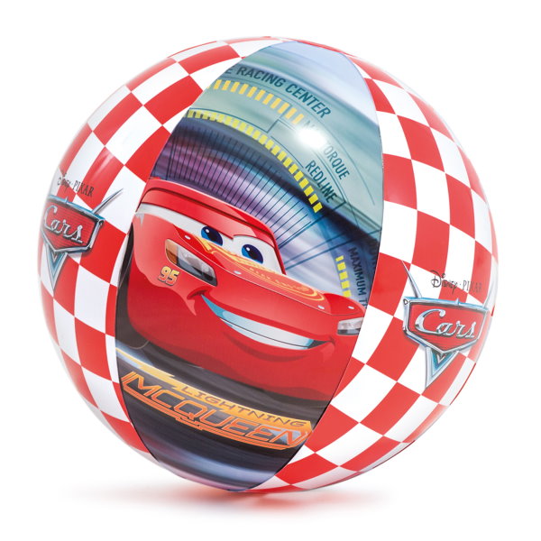 INTEX Minge gonflabilă pentru plajă “Cars”, D 51 cm INTEX Minge gonflabilă pentru plajă "Cars", D 51 cm - imagine 1