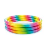 INTEX Piscină gonflabilă pentru copii “Curcubeu ombre” 168×38 cm, 581 L, 2+