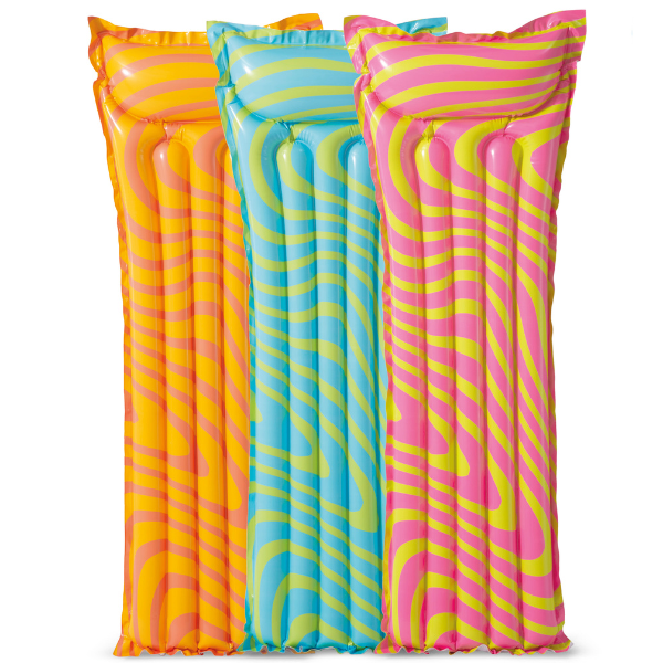 INTEX Saltea de înot gonflabilă “Hipnotic” 183×69 cm, până la 100 kg, 3 culori INTEX Saltea de înot gonflabilă "Hipnotic" 183×69 cm, până la 100 kg, 3 culori - imagine 1