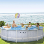 INTEX, CHEVRON PRISM FRAME PREMIUM POOL, 488 x 122 см, 19156Л, металлический каркас — изображение 2