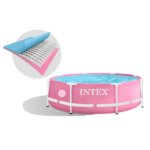 INTEX Piscină Pink Metal Frame 244х76сm, 2843L, cadru metalic - imagine 7
