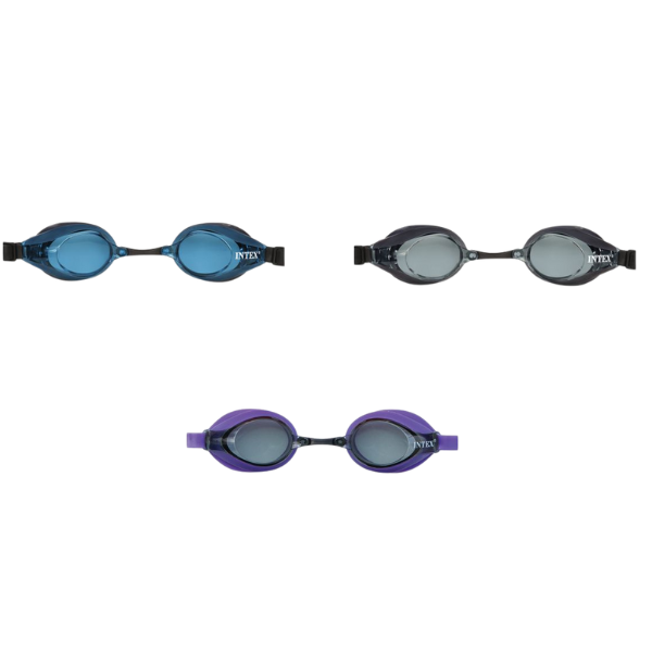 55691 INTEX Ochelari pentru înot “Pro Racing”, 8+, 3 culori - imagine 1
